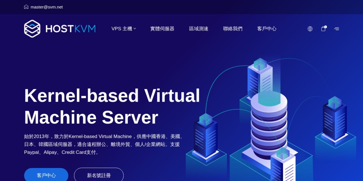 HostKvm 官网截图